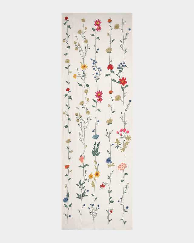 Blossom Bliss Merino Wool Scarf